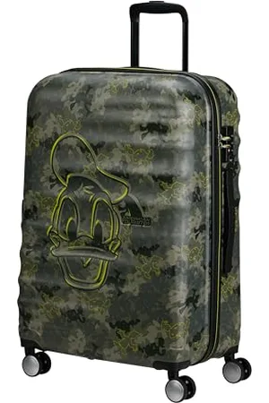 American Tourister American Tourist Wavebreaker Disney - Spinner M, Suitcase, 67 cm, 64 l, Multicolored (Donald Duck Camo)