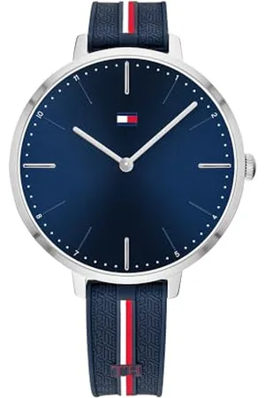 Tommy Hilfiger Analogue Quartz Watch for Women with Navy Silicone Bracelet - 1782154
