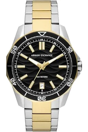 Armani Exchange Men Analogue Quartz Watch with Stainless Steel Strap AX1956