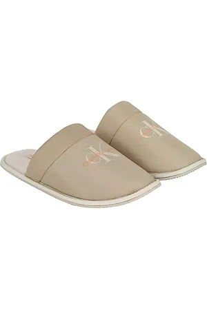 Calvin Klein Jeans Men Slippers Warm, Multicolor (Plaza Taupe/Apricot Orange), 6.5 UK