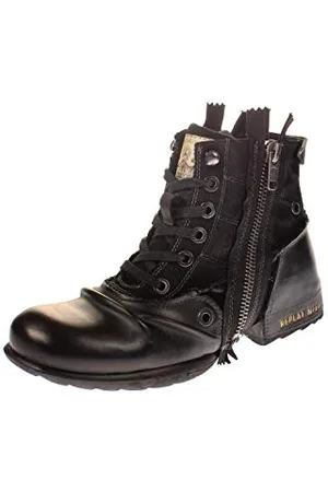 Replay Clutch, Men’s Biker Boots, Black (Black 3), 8 UK (42 EU)