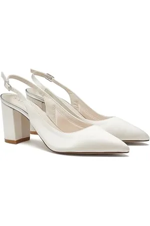 Rainbow Club Faith Wide Fit Wedding Slingbacks, 6