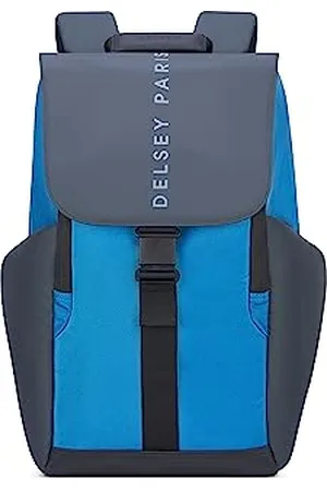 Delsey SECURFLAP - Soft Backpack - 45x31x14 cm - 21 liters - S - Blue Navy