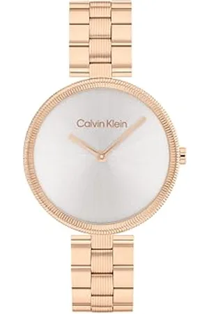 Calvin Klein Analogue Quartz Watch for Women Gleam Collection with Stainless Steel Bracelet - 25100013