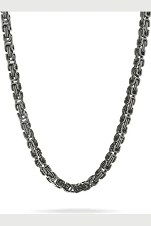 Fynch-Hatton Stainless Steel Necklace, 55, Stainless Steel, none