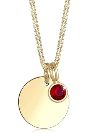 Elli Women 925 Sterling Silver Silver Round Crystal