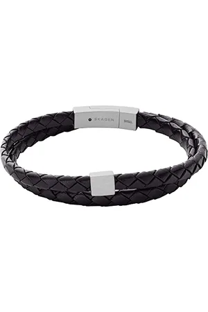 Skagen Bracelet for Men Hulsten, Length: 40 cm Silver Stainless Steel Bracelet, SKJM0184040