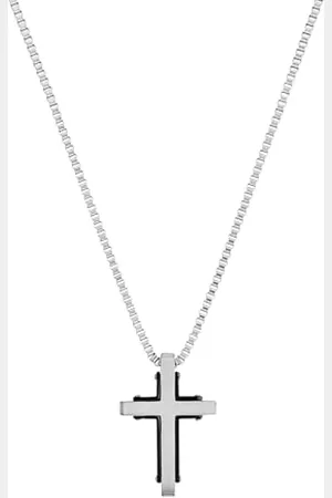 QS by s.Oliver Necklace with pendant stainless steel men