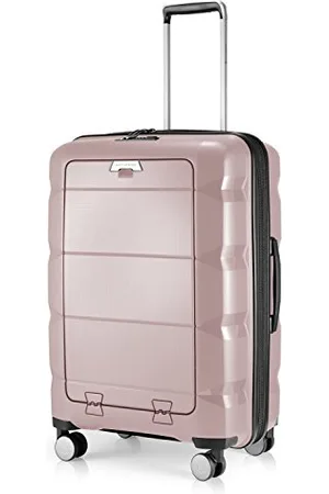 Hauptstadtkoffer Britz - Carryon with laptop compartment Hard shell suitcase trolley trolley trolley suitcase expandable, TSA, 4 wheels, 55 cm, 34 liters, champagne