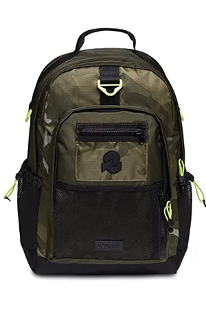 Invicta Freeact Camo Office Backpack, Green, Icon, Backpack with 15.6 Inch Laptop Pocket, Bottle Pocket and Pocket with Organizer, Travel, Work, for Men and Women, , Taglia unica, Casual