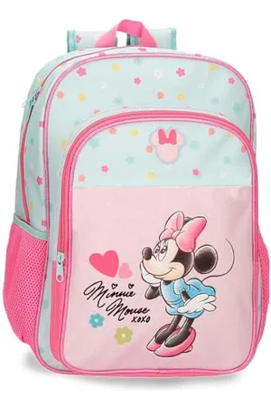 Disney Bags Joumma, Minnie Imagine, Schulrucksack, Kinderrucksack, aus Polyester, Breite Verstellbare Schulterriemen, Oberer Griff Zum Aufhängen., , Daypack