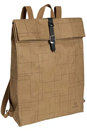 Exacompta Ref 17640E - Eterneco Collection - Vegan Backpack - 320 x 430 x 130mm, Padded Compartment for a 14" Laptop or Tablet, Organic Cotton Handles and Lining