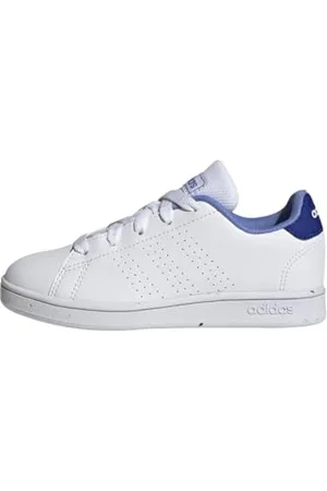 adidas Advantage Lifestyle Court Lace Shoes, Synthetics Upper, White