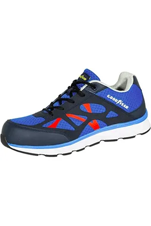 Goodyear Mens Metal Free Safety Shoe Lightweight Composite Toe Flexible Midsole Workwear Trainer S1P/SRA/HRO, Black/Blue, UK 7-12 EU 41-46