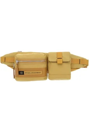 Piquadro Unisex Adults’ CA5112BIO/G Pouch in Regenerated Nylon with Removable Pockets and Smartphone Holder, , Taglia unica