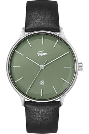 Lacoste Analogue Quartz Watch for Men with Leather Strap - 2011225
