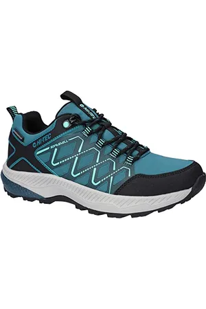 Hi-Tec DIAMONDE Low WP Womens Hiking Shoe, Dragonfly/Black/Florida Keys, 5 UK