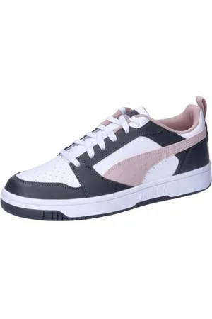 PUMA Unisex Rebound V6 Low Sneaker, Strong Gray-Mauve Mist White, 8.5 UK