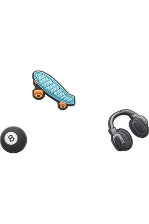 Crocs Unisex-Adult 3-Pack Shoe Charms | Jibbitz, Assorted/Multicolor, One Size