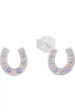 QS by s.Oliver Stud earrings 925 Sterling silver girls