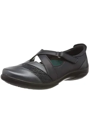 Padders Women Basset Loafers, Blue (Navy/Combi 96), 4 UK