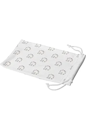 Bonamaison Digitally Printed Glasses Pouch, Sunglasses Pouch, 100% Cotton, Soft & Slim, Protective Glasses Case with Drawstring Closure, 1 Piece, 11x19 Cm