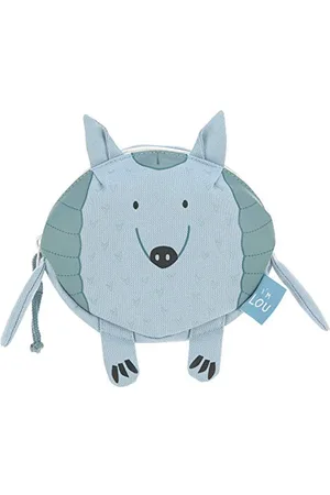 LÄSSIG LÄSSIG About Friends Kinder Fanny pack belt bag from 3 years, 14 cm, Lou Armadillo