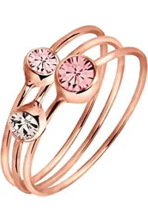 Elli Ring Women Engagement Motif Elegant with Crystals in 925 Sterling Silver