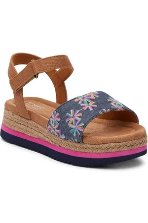TOMS Girls Diana Wedge Sandal, , 4.5 UK