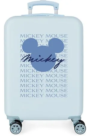 Disney Mickey All Smile Valise Cabine Multicoloured 38 x 55 x 20 cm Rigide ABS Fermeture à Combinaison Latérale 35L 2 kg 4 Doubles Roues Bagage à Main, , One Size, Cabin Suitcase