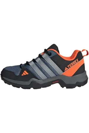 adidas Unisex Terrex AX2R Hiking Shoes, Wonder Steel/Grey/Impact Orange, 11 UK