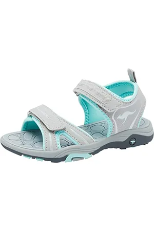 KangaROOS K-Leni Ancona, Sandal, vapor grey/mint, 6.5 UK