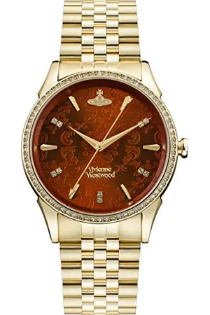 Vivienne Westwood The Wallace Ladies Quartz Watch with Dial & Gold Stainless Steel Bracelet VV208GDGD