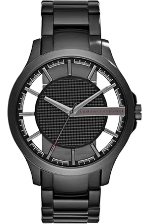 Armani Exchange Watch for Men, Three Hand Movement, 46 mm Stainless Steel Case with a Stainless Steel Strap, AX2189