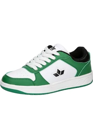 LICO Drop Sneaker, Weiss/Grün/Schwarz, 11 UK Child