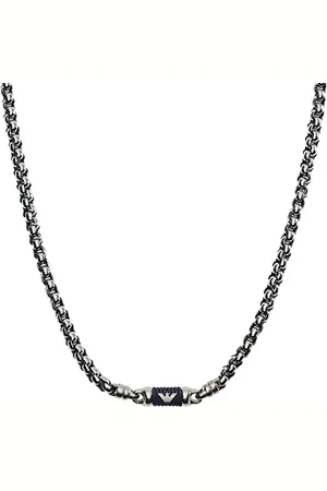 Emporio Armani Necklace for Men , Length: 525mm +/- 5mm / Size pendant: 18.4mm Stainless Steel Necklace, EGS2605040