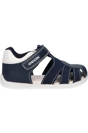 Geox B Elthan Boy C Sandal, Navy-White, 8.5 UK Child