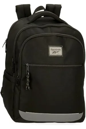 Reebok Dexter Laptop Backpack Black 31x44x15cm Polyester 20.46L by Joumma Bags, , Daycare Backpack