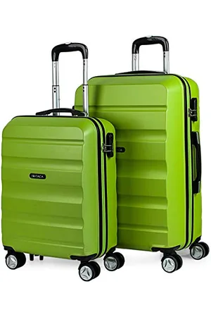 Itaca Set of 2 Rigid Travel suitcases 4 Wheels Trolley 55/67/77 cm abs. Resistant and Lightweight. Luggage. Small Cabin Approved and Medium.