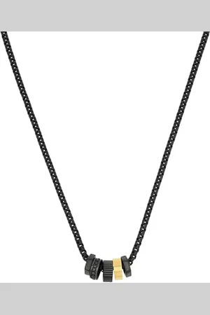 QS by s.Oliver Necklace with Pendant Stainless Steel Men