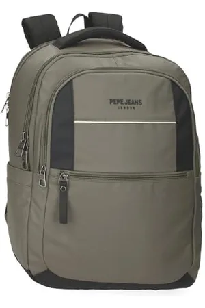 Pepe Jeans Dortmund Laptop Backpack, Made of Polyester, Wide, Ergonomic and Padded Shoulder Straps that Adapt Perfectly to the Back, Multiple Uses, , PC Backpack 15.6