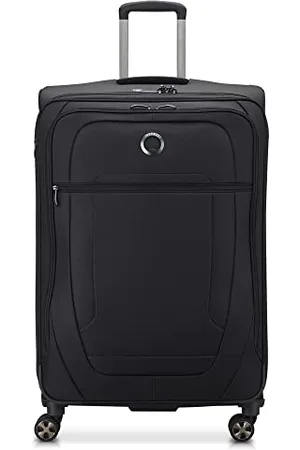 Delsey HELIUM DLX - Expandable Soft Large Suitcase - 77x49x33 cm - 115 liters - XL - Black