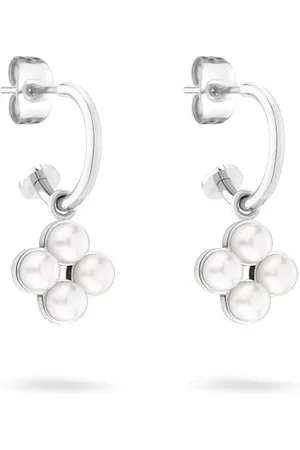 Tamaris Hoop earrings TJ-0520-E-23 , 23, Stainless Steel, Glass bead