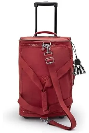 Kipling Teagan US, Small Wheeled Duffle, 27.5 x 80 x 58 cm, (RED)