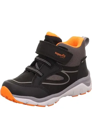 Superfit Boys SPORT5 Gore-Tex Sneaker, Schwarz/Orange 0000