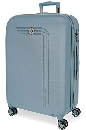 MOVOM Riga Blue Big Suitcase 56x80x29 cm Rigid ABS TSA lock 108L 4.8 Kg 4 Double Wheels