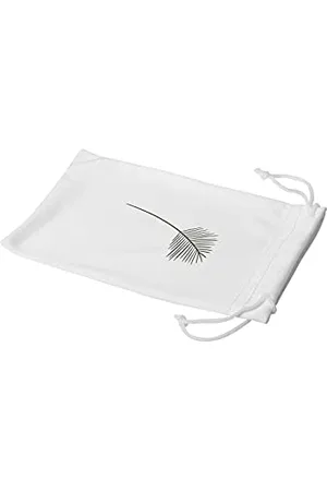 Bonamaison Digitally Printed Glasses Pouch, Sunglasses Pouch, 100% Cotton, Soft & Slim, Protective Glasses Case with Drawstring Closure, 1 Piece, 11x19 cm