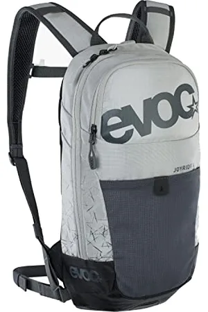 Evoc JOYRIDE 4 kids backpack, backpack for excursions & outdoor sports activities (backpack with 4l storage space, detachable hip belt, 2l hydration bladder compartment), Silver/Carbon Grey