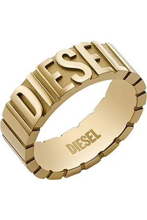 Diesel Ring for Men -Tone Stainless Steel Band Ring, DX1439710