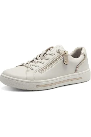 Jana Women Damen Sneaker Flach mit Reißverschluss Vegan, , 6 UK